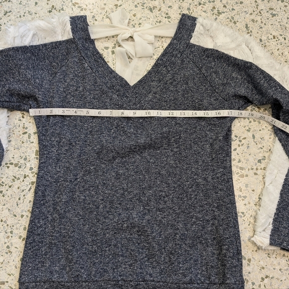 A'Reve ruffled sleeve sweater - Picture 9 of 10